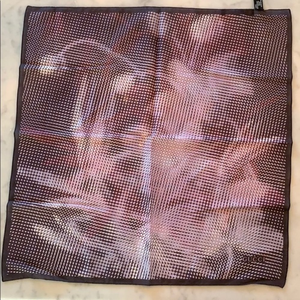 Gucci made in Italy vintage pop art cotton scarf